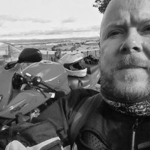 Bike selfie in the Bathgate Hills.